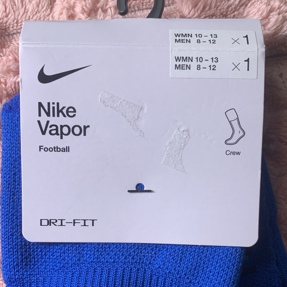 Nike Vapor Football Crew Socks - Royal Blue